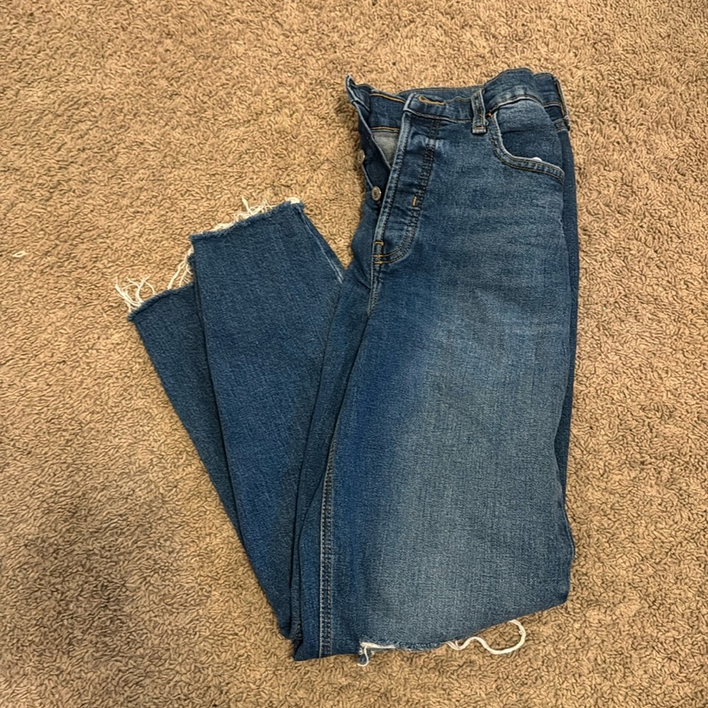 Old navy size 10 button fly jeans